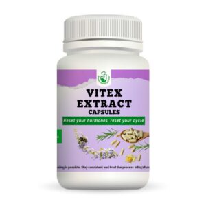 Ijenwa Vitex Extract Capsules for natural female hormone balance, menstrual cycle regulation, high prolactin reduction and fertility support